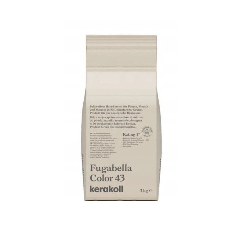 FUGA KERAKOLL FUGABELLA COLOR 43 3KG DO PŁYTEK CERAMICZNYCH