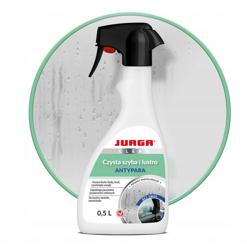 JURGA CZYSTA SZYBA I LUSTRO ANTYPARA 0,5L | płyn bez smug
