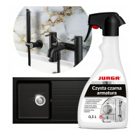 JURGA CZYSTA CZARNA ARMATURA 0,5L | do baterii, zlewu, bez smug