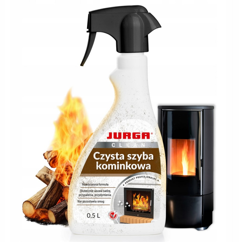 Płyn czysta szyba KOMINKOWA PŁYN do mycia SZYB kominkowych 0,5L