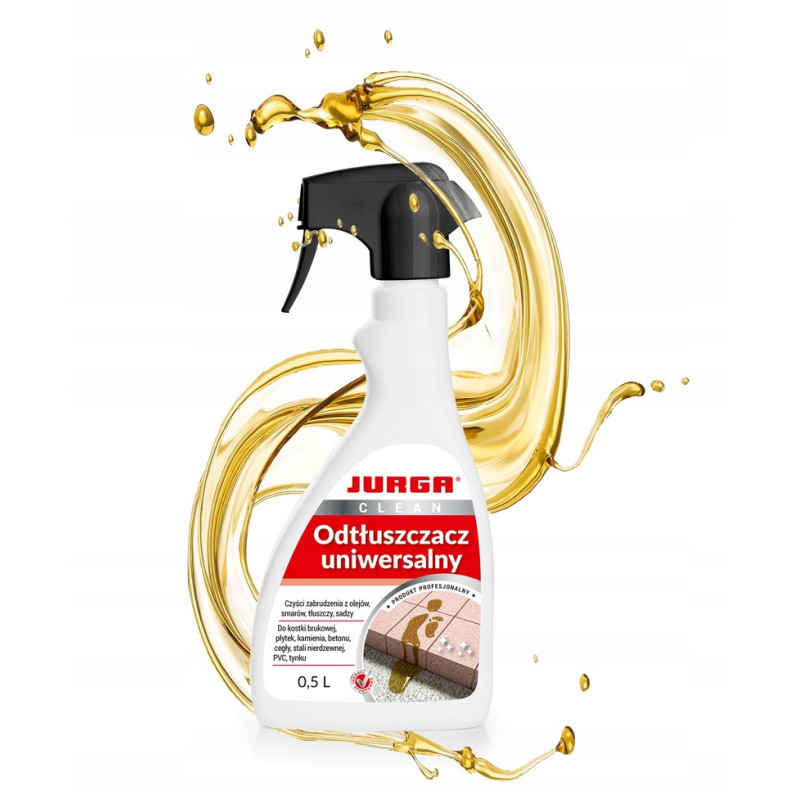 Nowy Odtłuszczacz uniwersalny 0,5L JURGA – do kostki, silników, betonu
