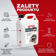 Płyn do NARZĘDZI budowlanych silne zabrudzenia CZYSTE NARZĘDZIA JURGA 0,5L