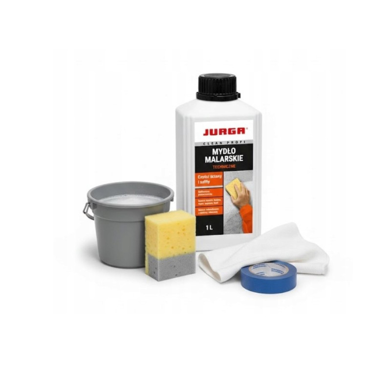 Mydło malarskie ODTŁUSZCZACZ do ścian powierzchni CZYŚCI Jurga 1L