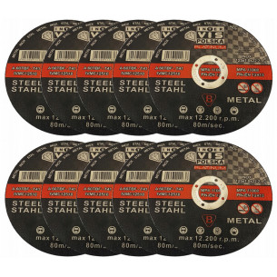 TARCZA TARCZE DO CIĘCIA METALU 125x1,0 mm 10szt