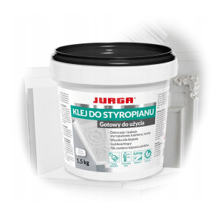 KLEJ MONTAŻOWY 1,5KG DO LISTEW SZTUKATERII STYROPIANOWEJ AKRYL