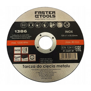 TARCZA TARCZE DO CIĘCIA METALU 125 x 1 mm INOX