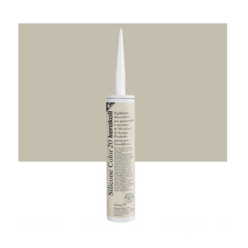Kerakoll Silikon Color 20 silikon 310 ml uszczelniacz kolorowy do fug płytek