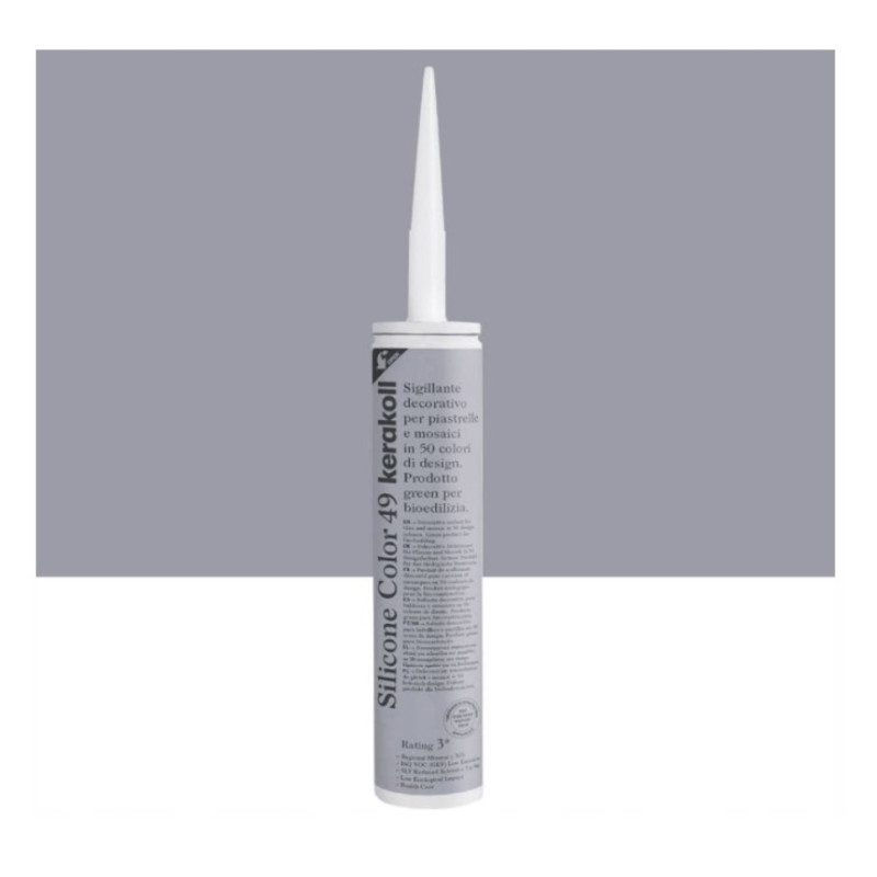 Kerakoll Silikon Color 49 silikon 310 ml uszczelniacz kolorowy do fug płytek