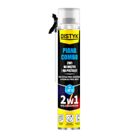 PIANA MONTAŻOWA 2W1 COMBO 750ml PISTOLETOWA I NA WĘŻYK DO MONTAŻU