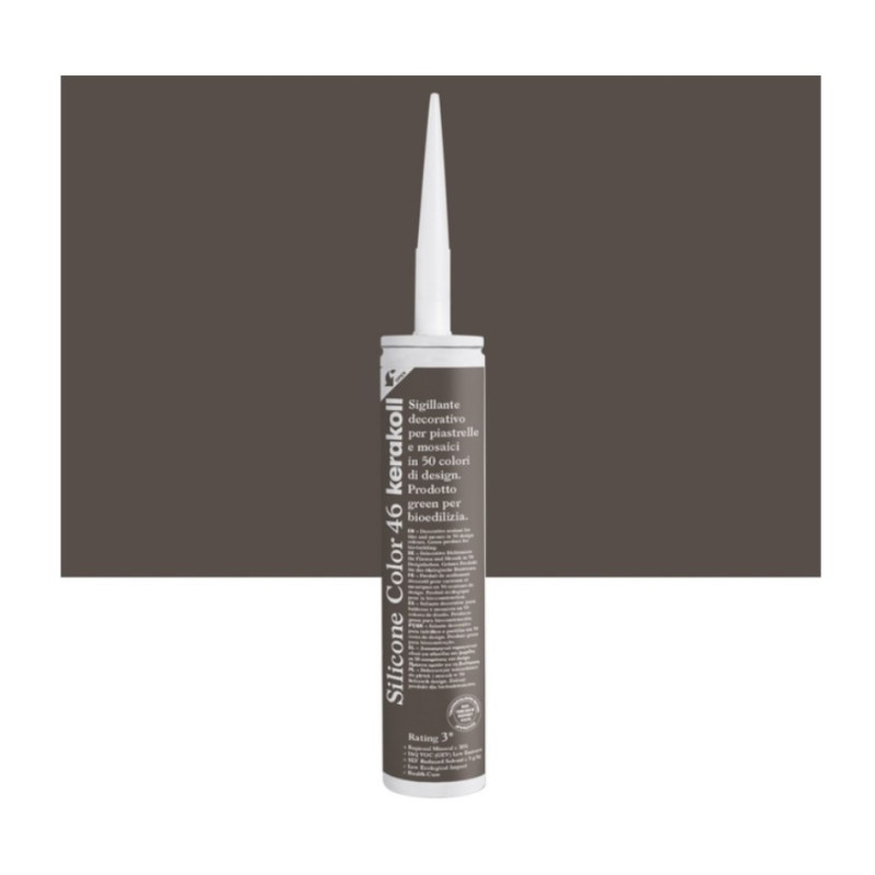 Kerakoll Silikon Color 46 silikon 310 ml uszczelniacz kolorowy do fug płytek