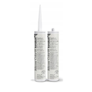 Kerakoll Silikon Color 01 silikon 310 ml uszczelniacz kolorowy do fug płytek