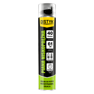 PIANKA MONTAŻOWA DISTYK DEN BRAVEN PU 750ml PISTOLETOWA NISKOROZPRĘŻNA