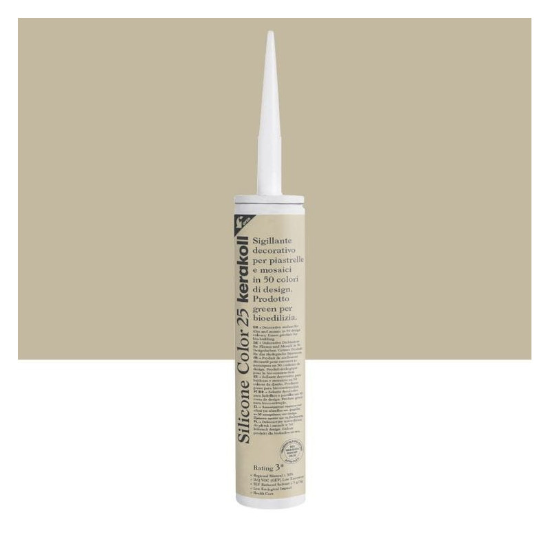 Kerakoll Silikon Color 25 silikon 310 ml uszczelniacz kolorowy do fug płytek