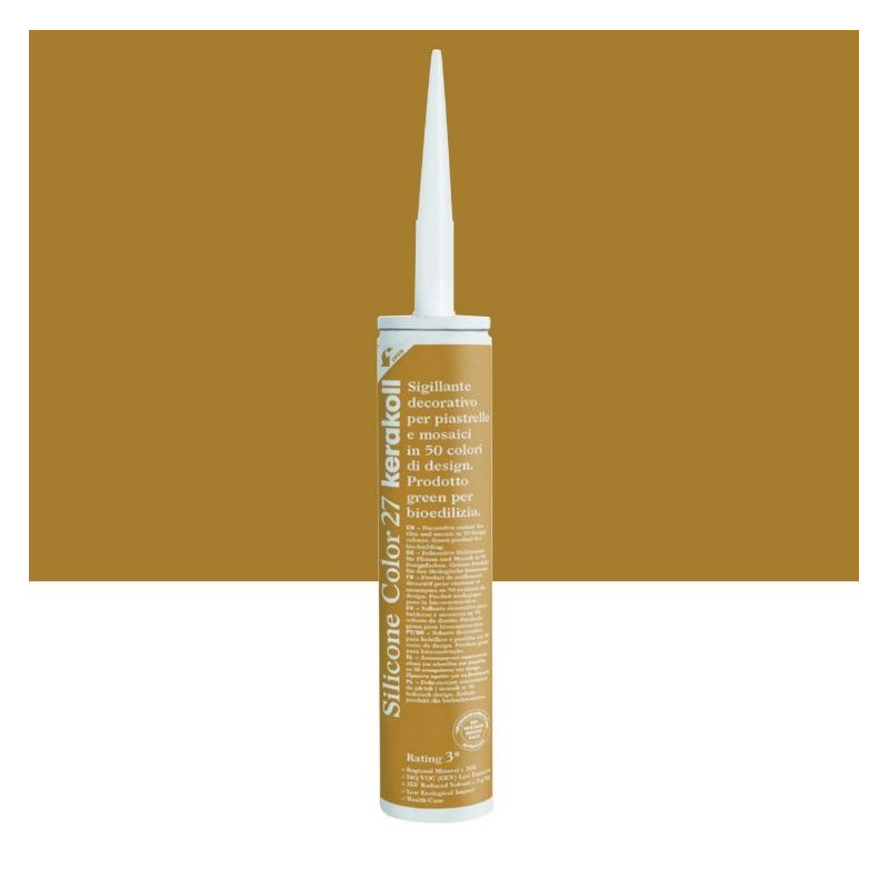 Kerakoll Silikon Color 27 silikon 310 ml uszczelniacz kolorowy do fug płytek