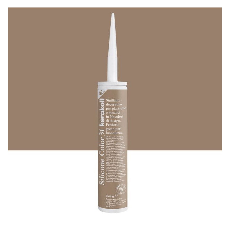 Kerakoll Silikon Color 31 silikon 310 ml uszczelniacz kolorowy do fug płytek