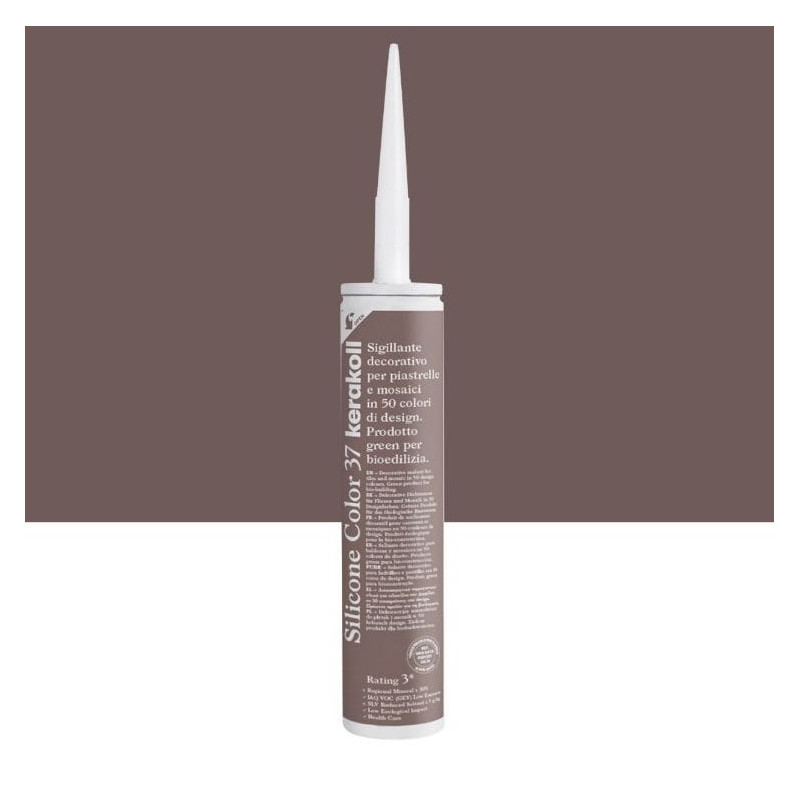 Kerakoll Silikon Color 37 silikon 310 ml uszczelniacz kolorowy do fug płytek