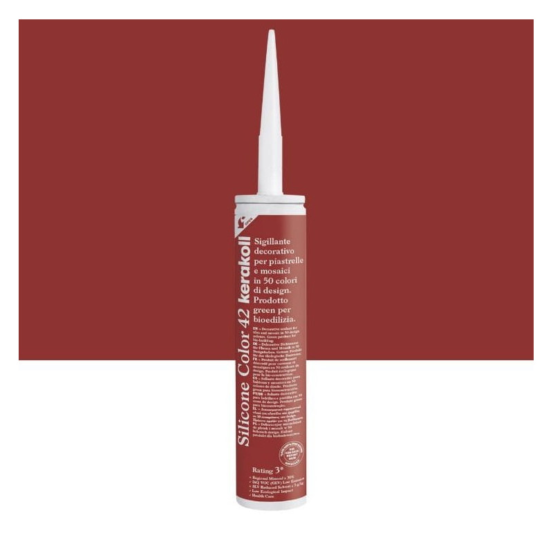 Kerakoll Silikon Color 42 silikon 310 ml uszczelniacz kolorowy do fug płytek