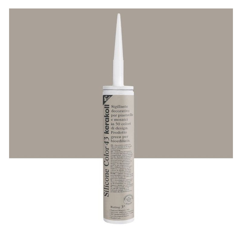 Kerakoll Silikon Color 43 silikon 310 ml uszczelniacz kolorowy do fug płytek