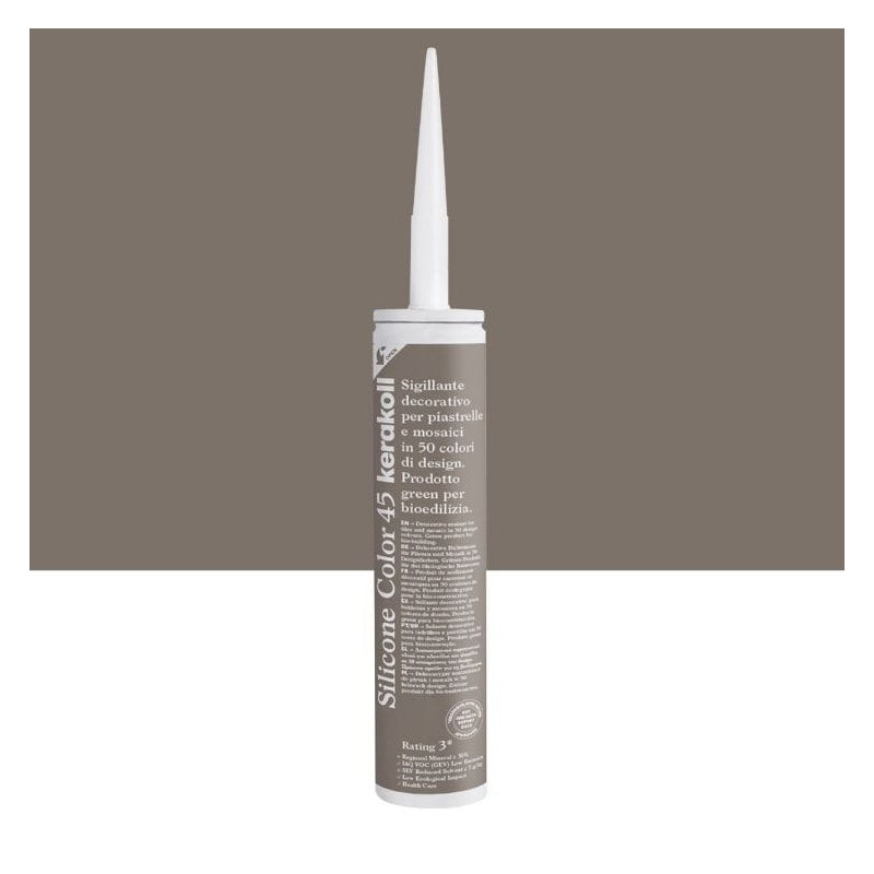 Kerakoll Silikon Color 45 silikon 310 ml uszczelniacz kolorowy do fug płytek