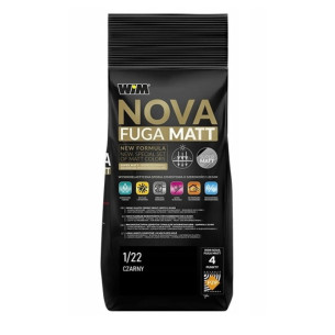 WiM fuga elastyczna 1/22 czarny 2 kg do płytek gresu ceramiki wodoodporna