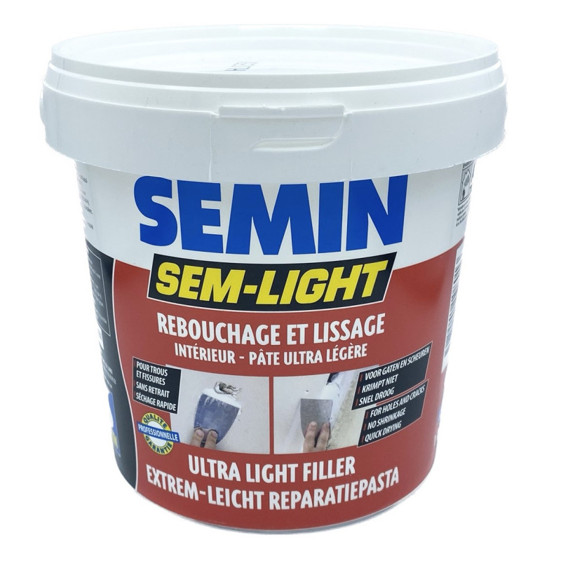 SEMIN SEM LIGHT 1L LEKKA MASA NAPRAWCZA WYGŁADZAJĄCA DO ŚCIAN