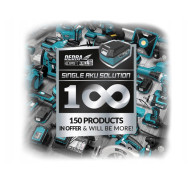 DEDRA DED7151 SZLIFIERKA AKU 18V BEZSZCZOTKOWA SAS+ALL 125mm