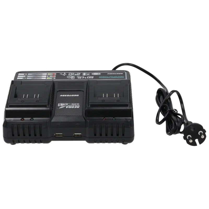 ŁADOWARKA DEDRA DED7039V 18V SAS+ALL SZYBKA SMART DO AKUMULATORÓW