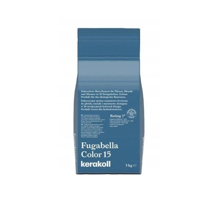 FUGA KERAKOLL FUGABELLA COLOR 15 3KG DO PŁYTEK CERAMICZNYCH
