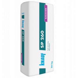 KNAUF TYNK MINERALNY SP 260 2MM 25KG BARANEK