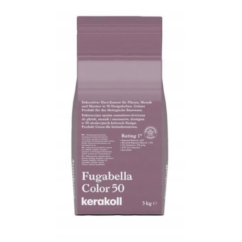 FUGA KERAKOLL FUGABELLA COLOR 50 3KG DO PŁYTEK CERAMICZNYCH